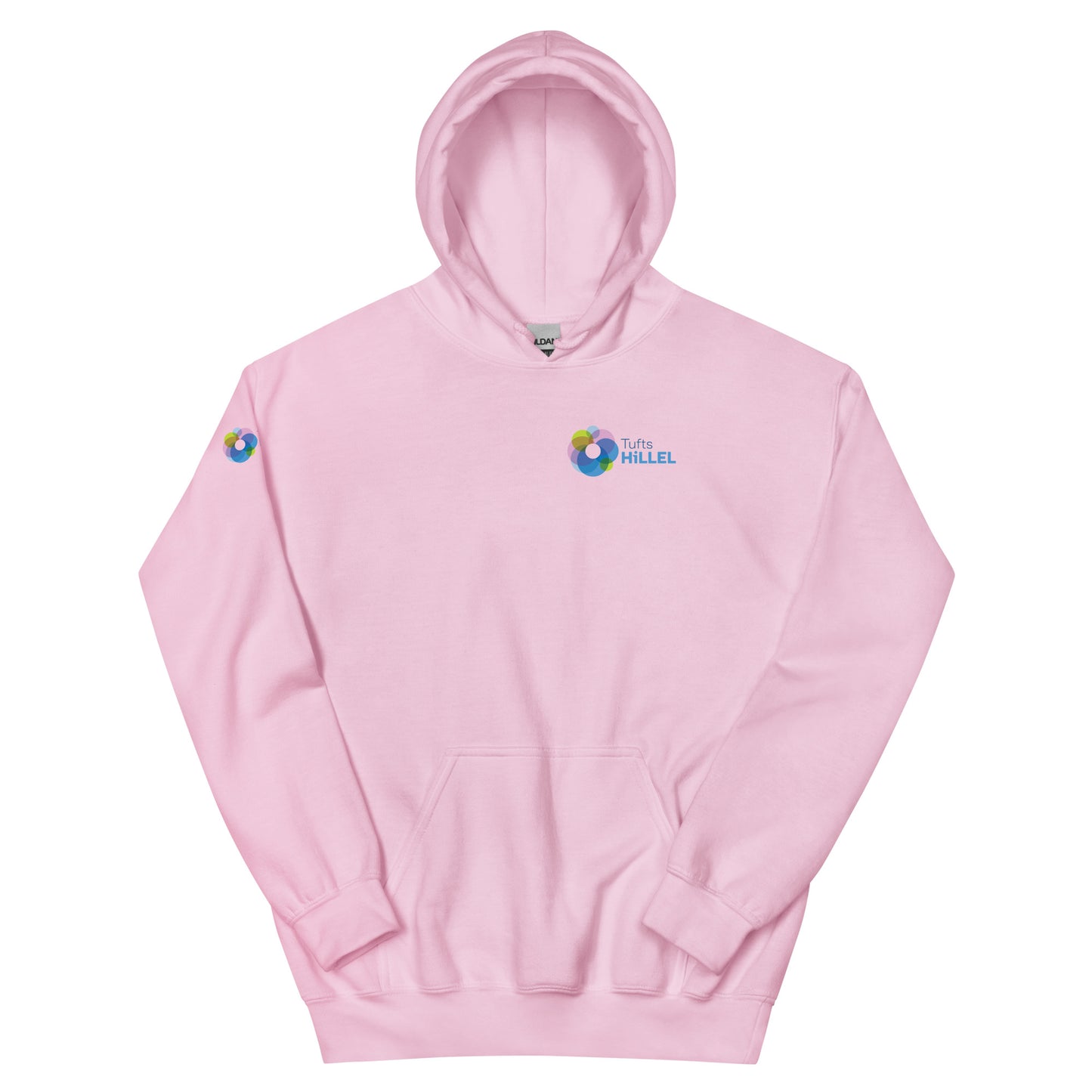 Tufts Hillel Logo Left Chest Hoodie