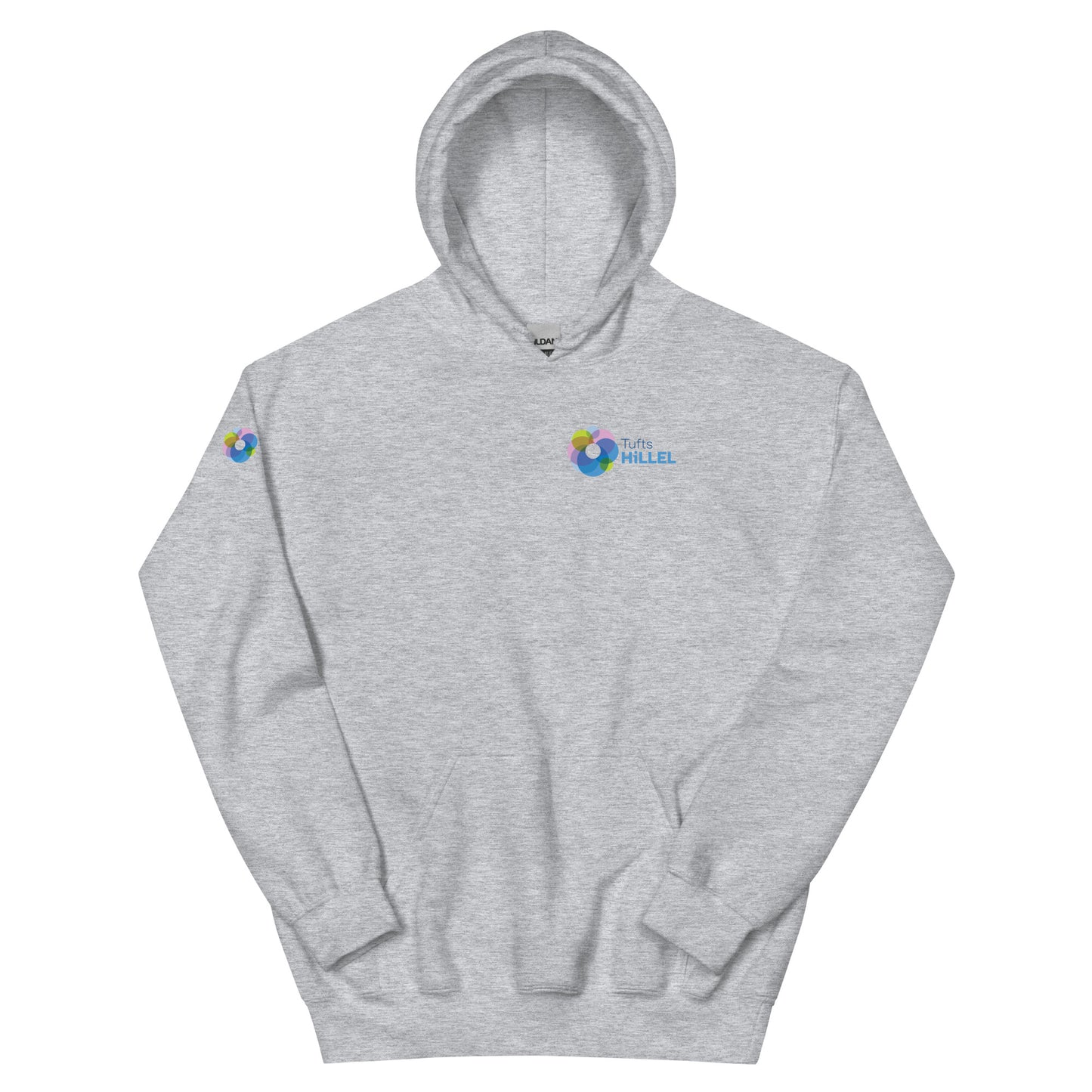 Tufts Hillel Logo Left Chest Hoodie